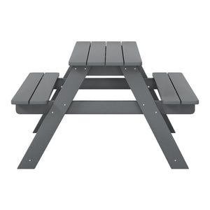 Tiny Terraces Kids' All-Weather Outdoor Picnic Table