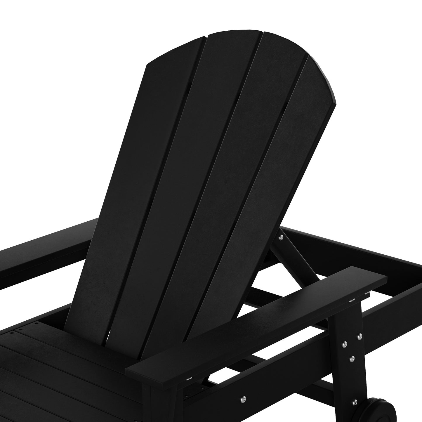 Chatham All-Weather Outdoor Adirondack Reclining Sun Lounger With Arms Rests & Wheels