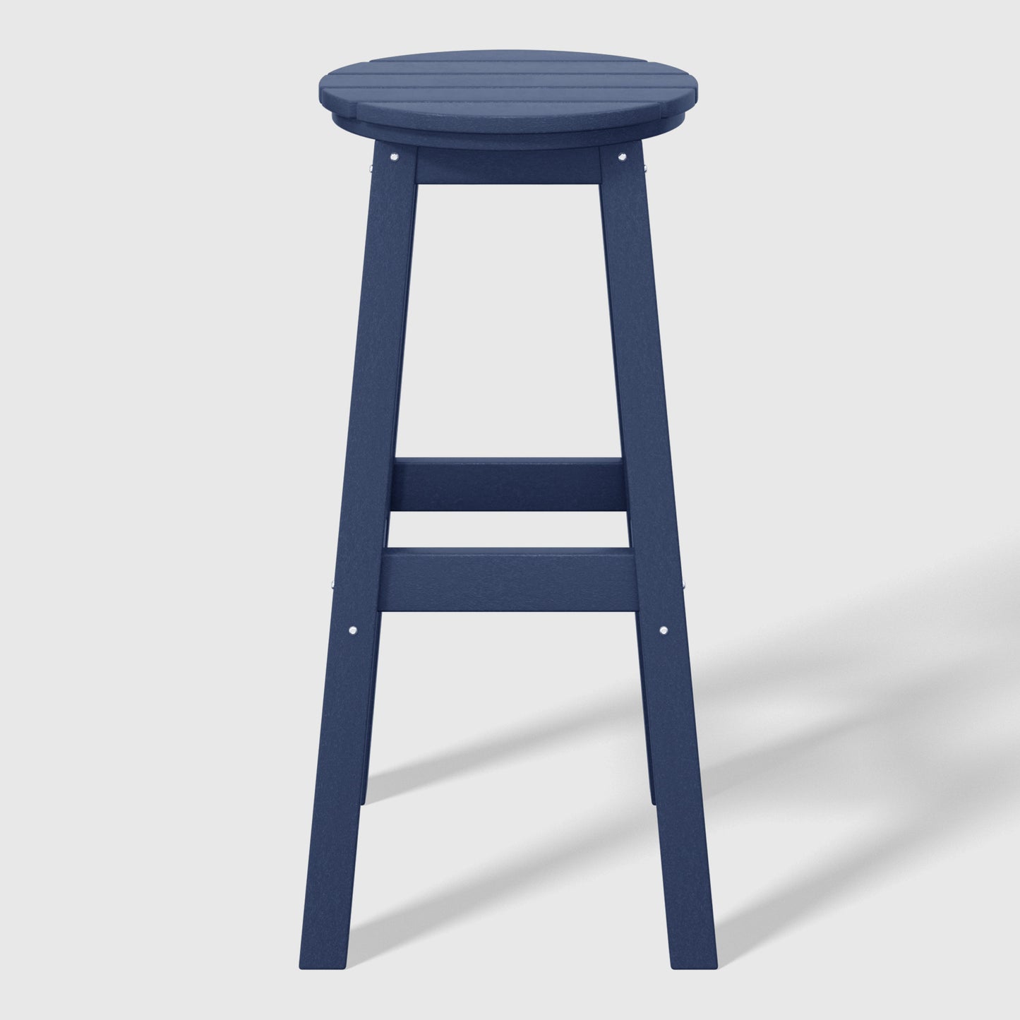 Stockholm All-Weather Outdoor Round Bar Stool (29" Height)