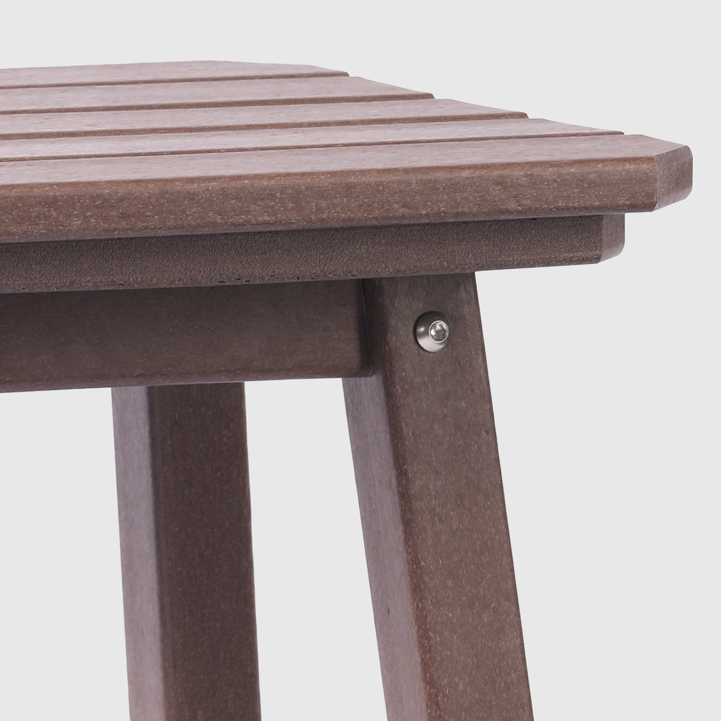 Stockholm  All-Weather Outdoor Square Counter Stool (24" Seat Height)