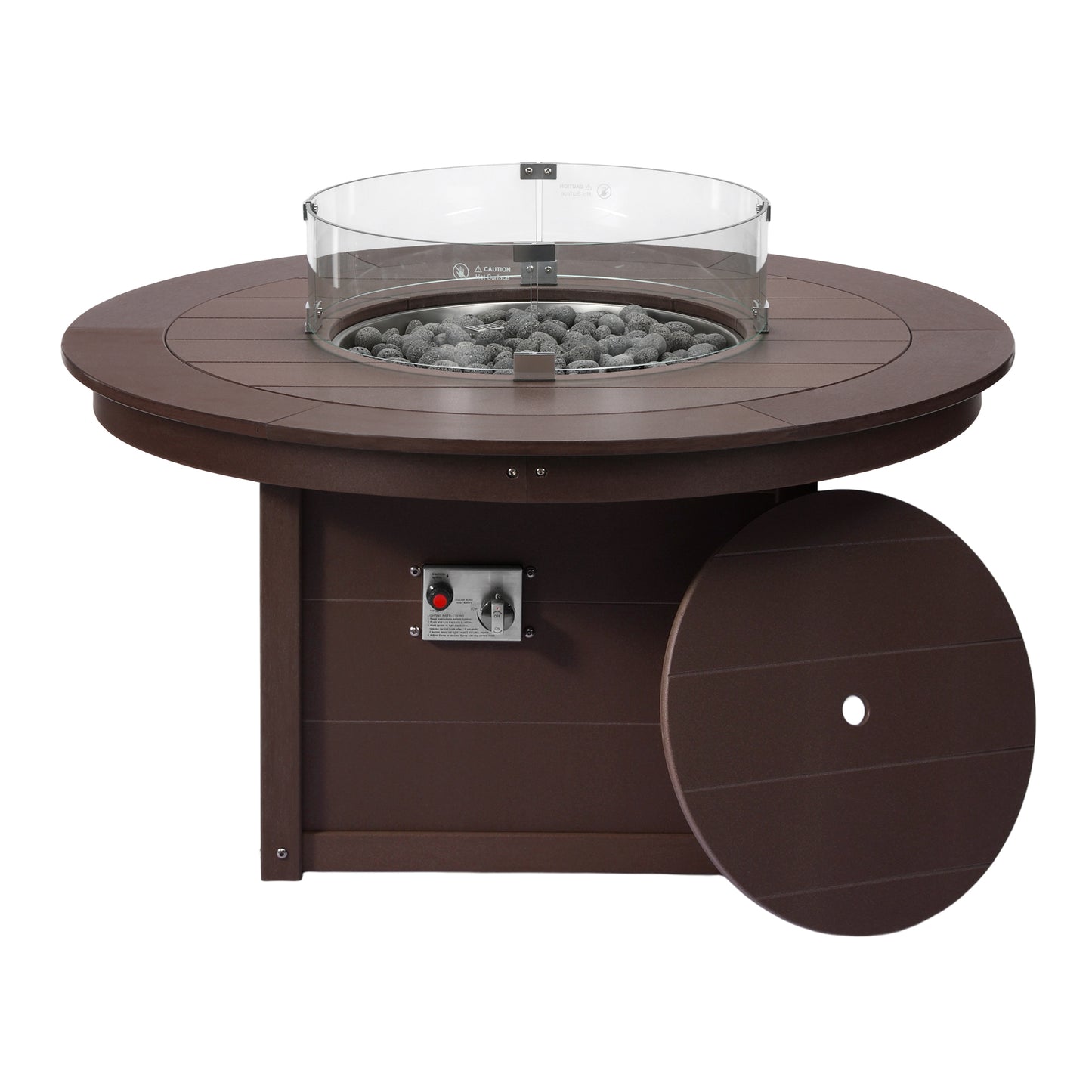 Sedona Round 47" Fire Pit Table
