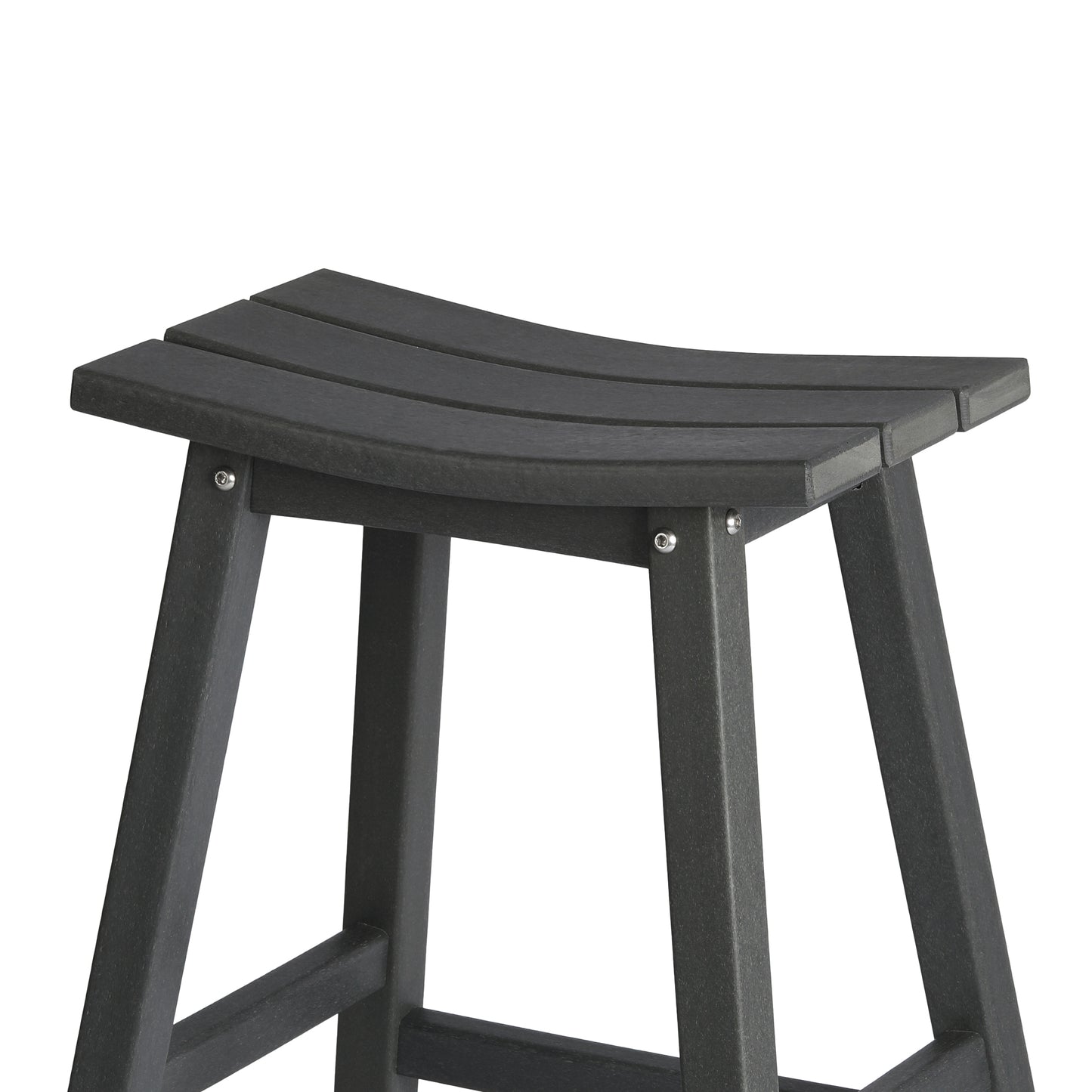 Stockholm All-Weather Outdoor Saddle Bar Stool (29" Height)