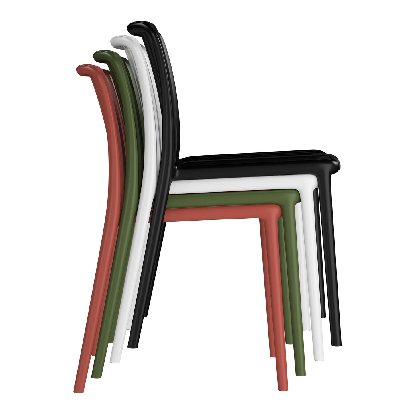 Polyform Stacking Dining Side Chair (Set of 2)