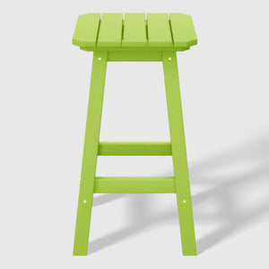 Stockholm  All-Weather Outdoor Square Counter Stool (24" Seat Height)