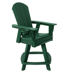 Chatham Adirondack Swivel Counter Chair with Cup Holder