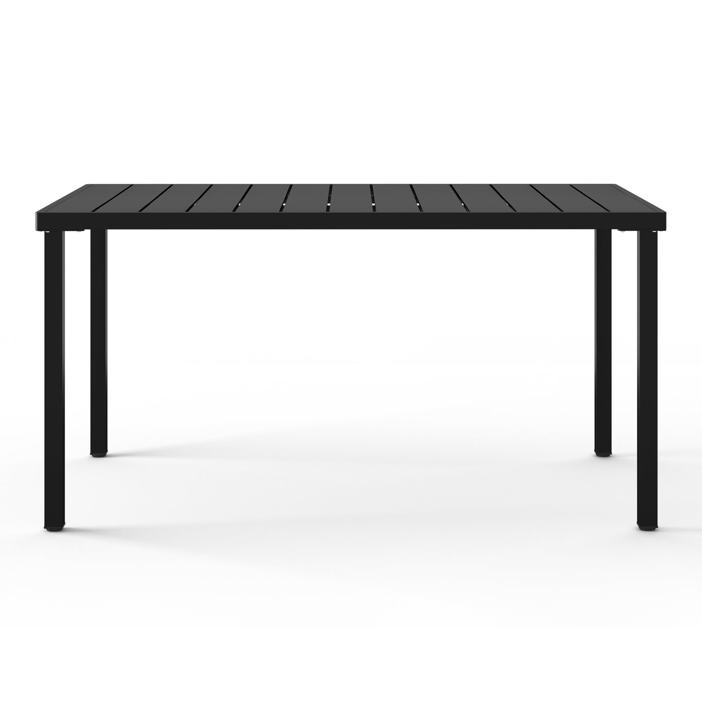 Polyform 59" x 35.4" Steel Rectangular Dining Table