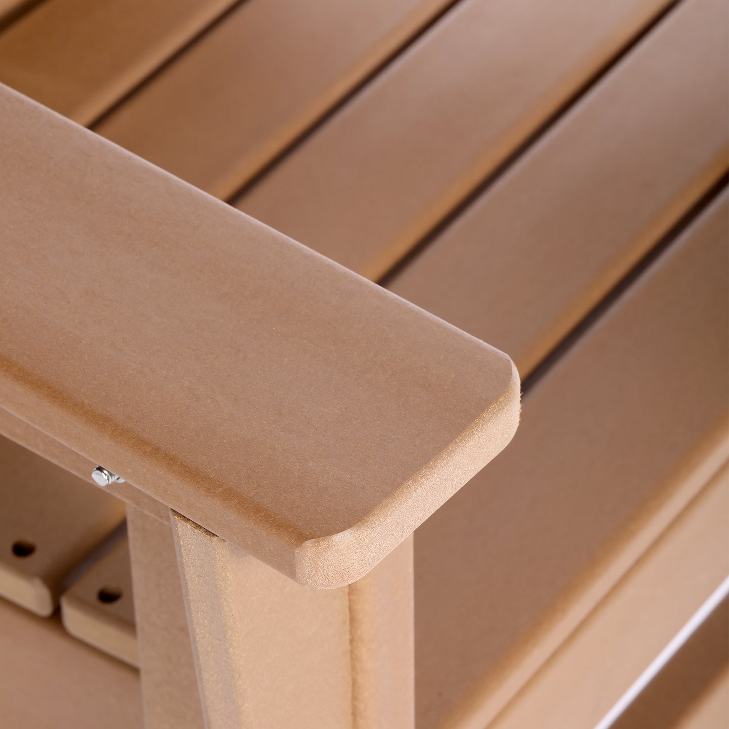 Tiny Terraces Kids' All-Weather Outdoor Poly Adirondack Chair