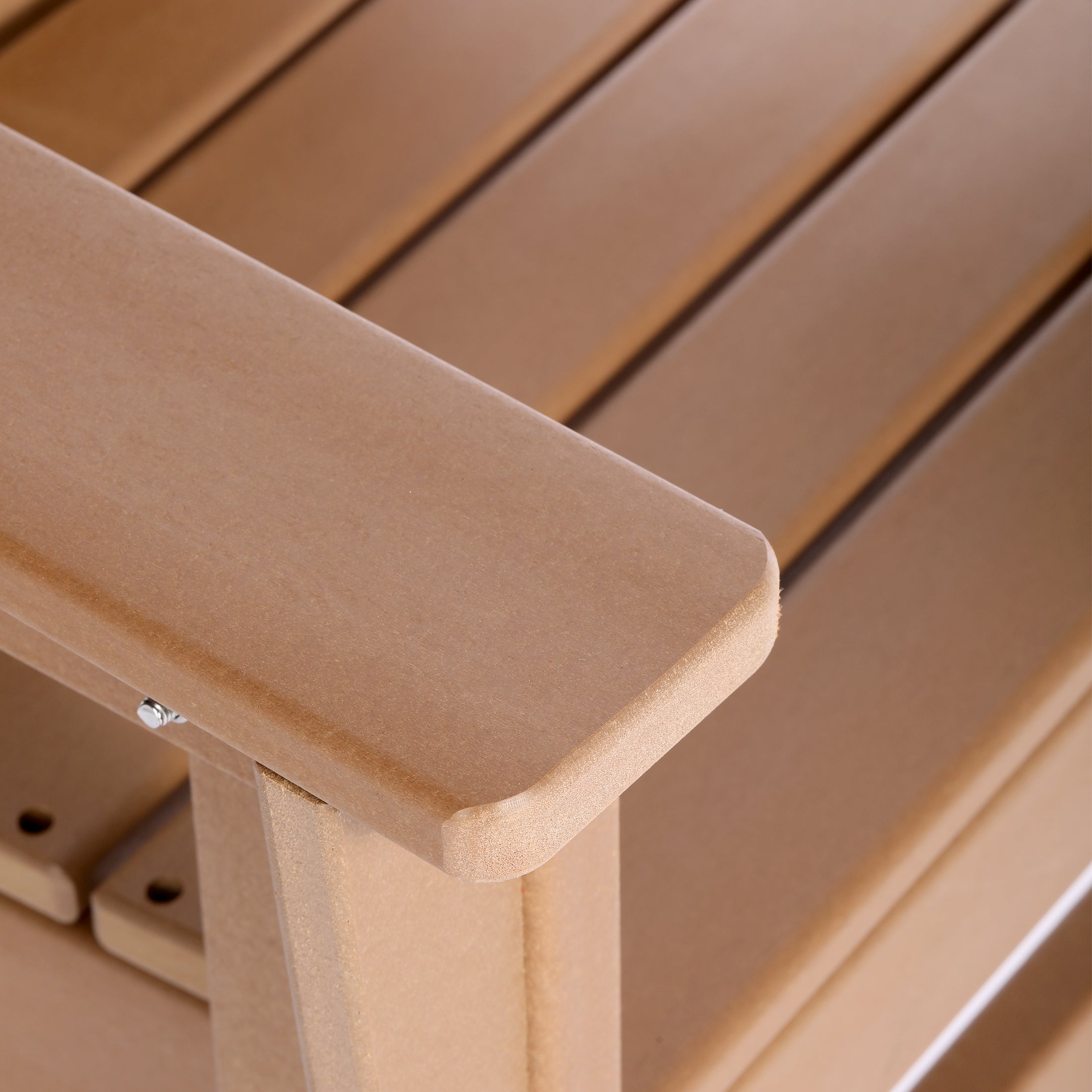 Tiny Terraces Kids' All-Weather Outdoor Poly Adirondack Chair