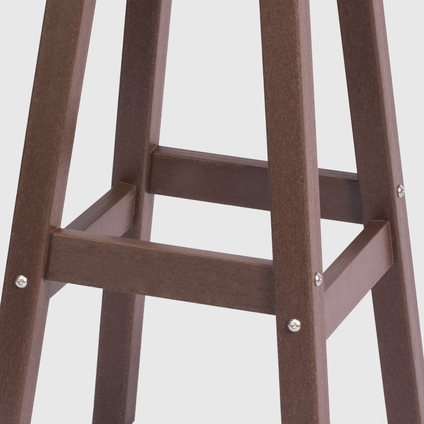 Stockholm All-Weather Outdoor Square Bar Stool (29" Height)