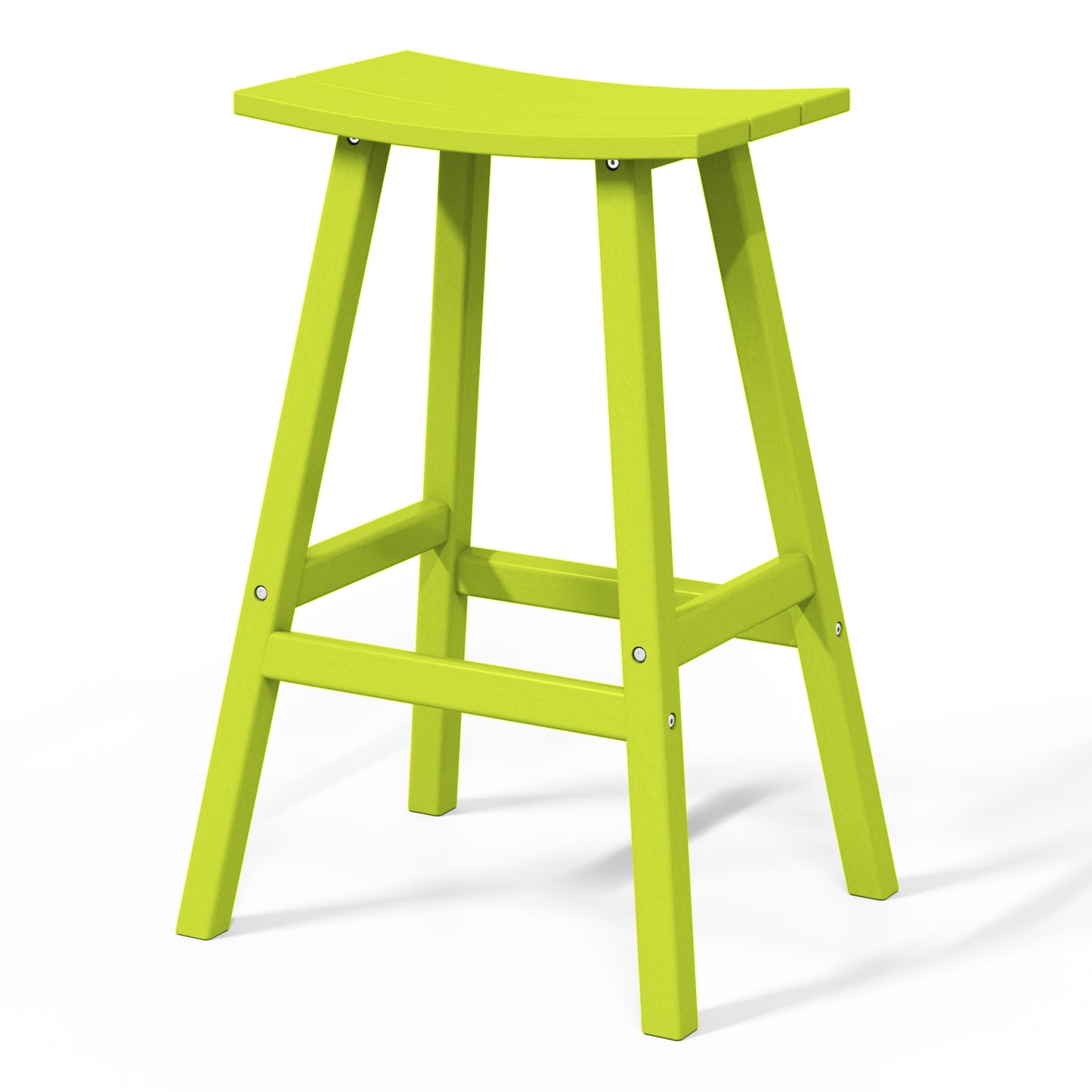 Stockholm All-Weather Outdoor Saddle Bar Stool (29" Height)