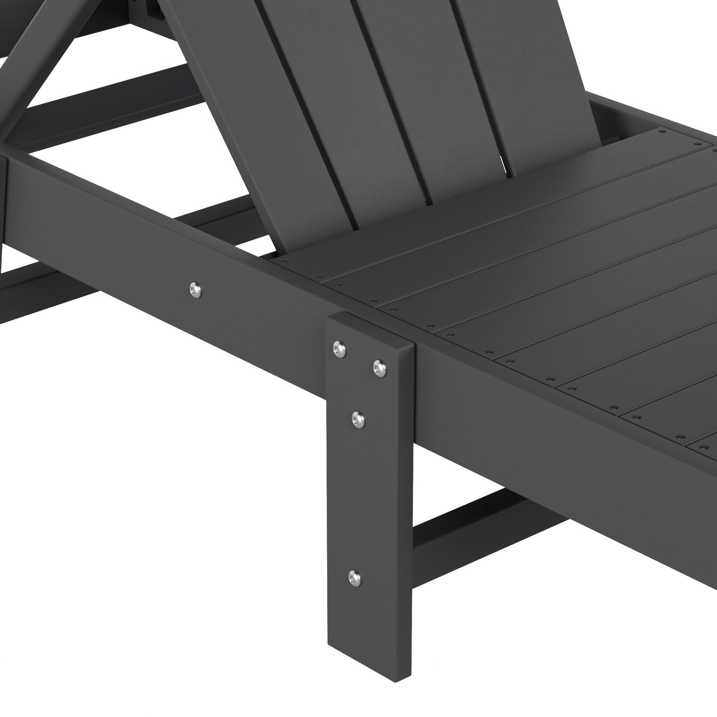 Chatham All-Weather Outdoor Adirondack Reclining Sun Lounger With Wheels