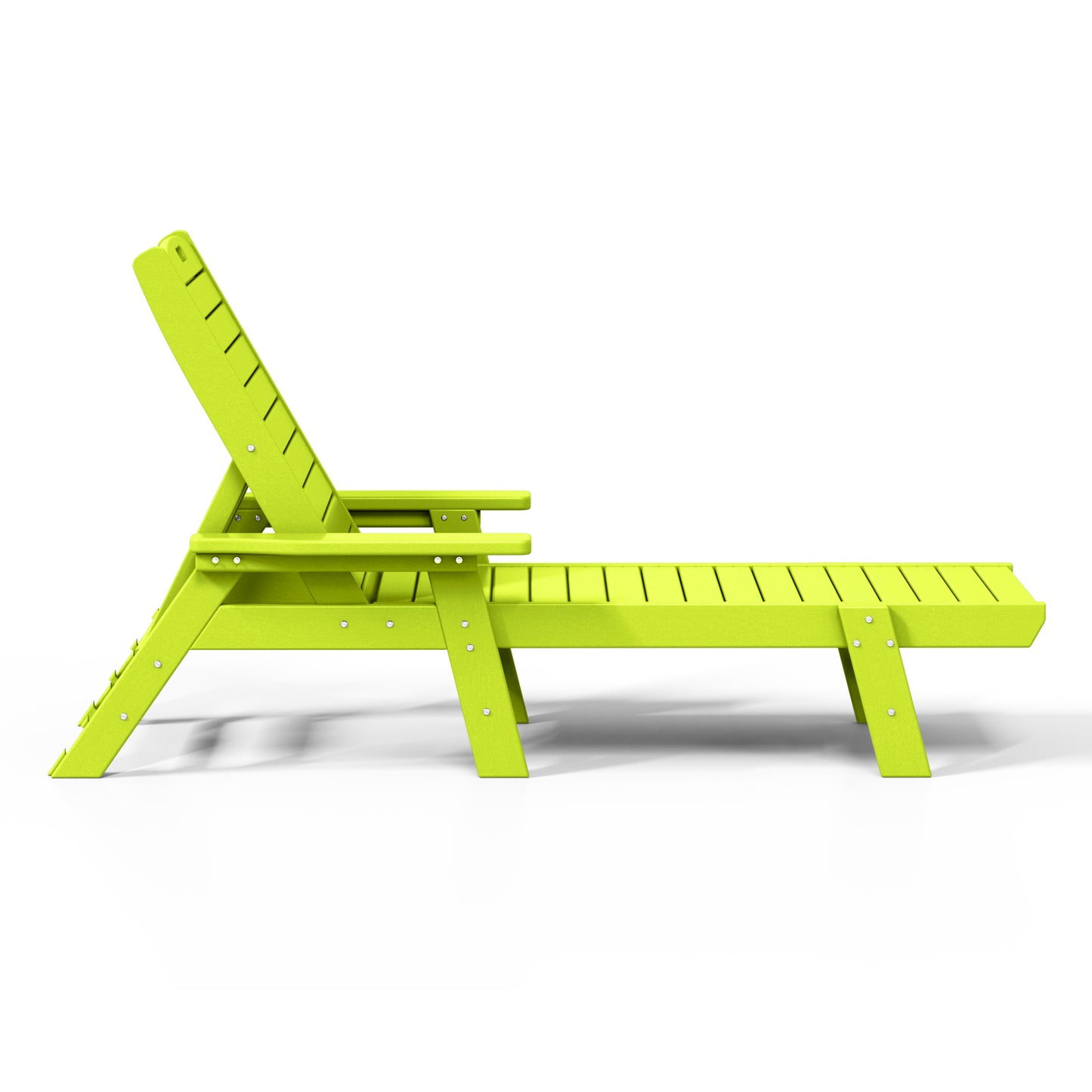 Santa Monica All-Weather Outdoor Reclining Sun Lounger with Arm Rests
