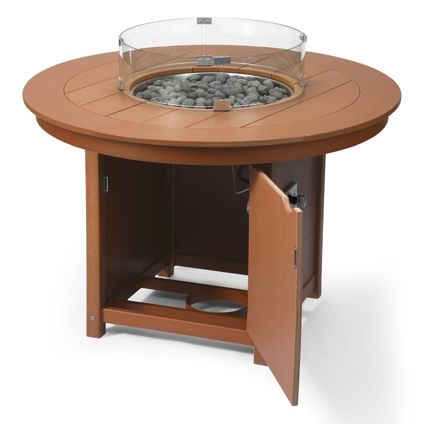Sedona Round 47" Dining Fire Pit Table