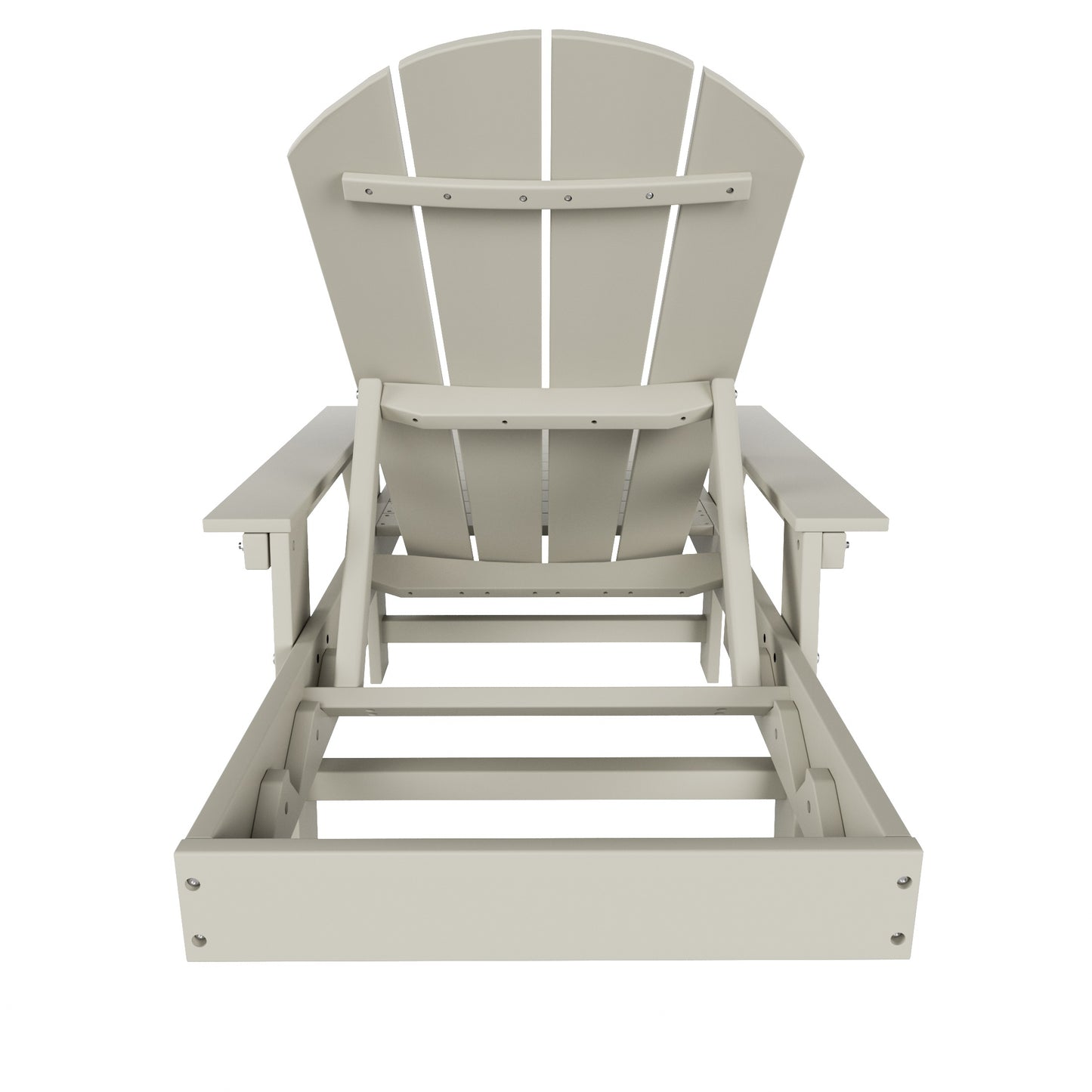 Chatham All-Weather Outdoor Adirondack Reclining Sun Lounger With Arms Rests & Wheels