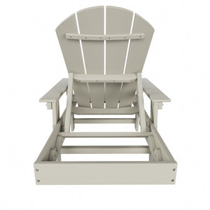 Chatham All-Weather Outdoor Adirondack Reclining Sun Lounger With Arms Rests & Wheels