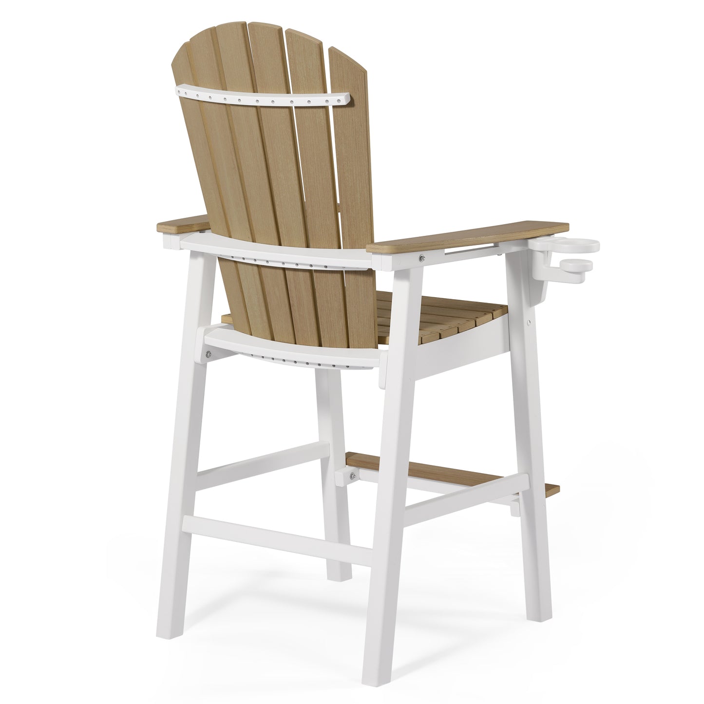 Heritage Ridge Adirondack Bar Chair With Cup Holder