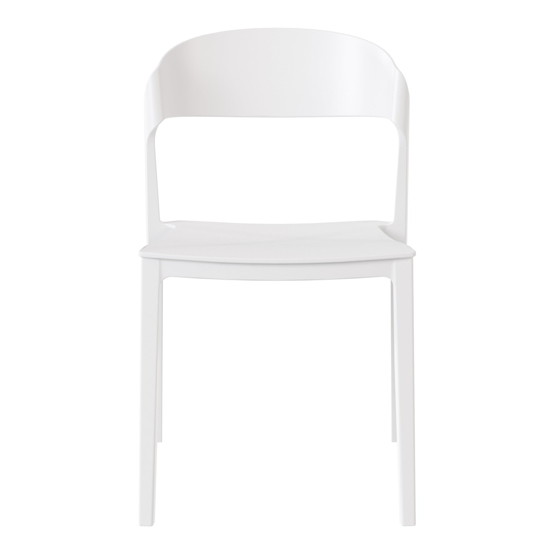 Patio Stacking Dining Side Chair (Set of 2)