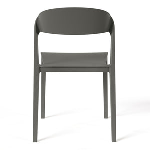 Patio Stacking Dining Side Chair (Set of 2)