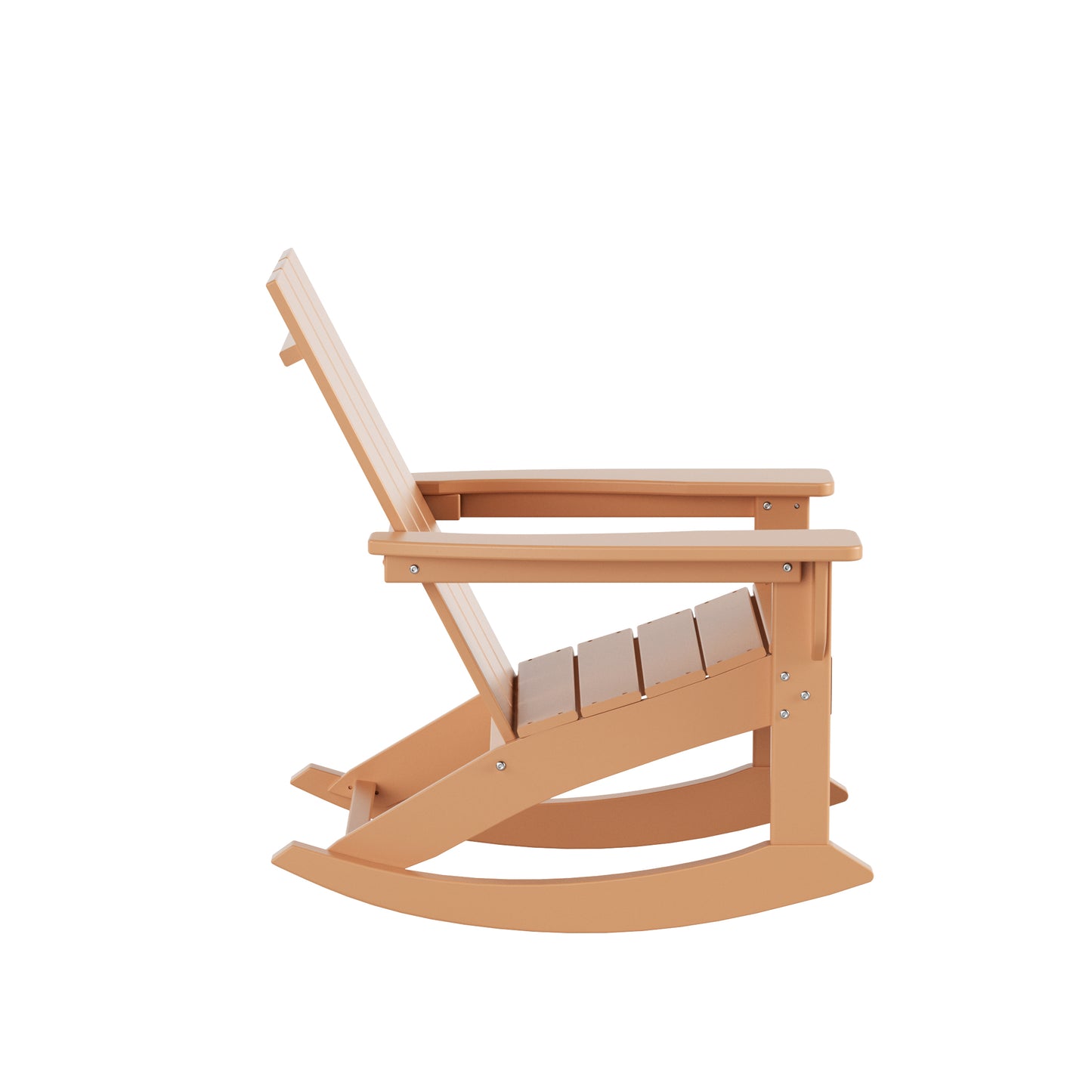 Malibu Modern All-Weather Outdoor Rocking Adirondack Chair