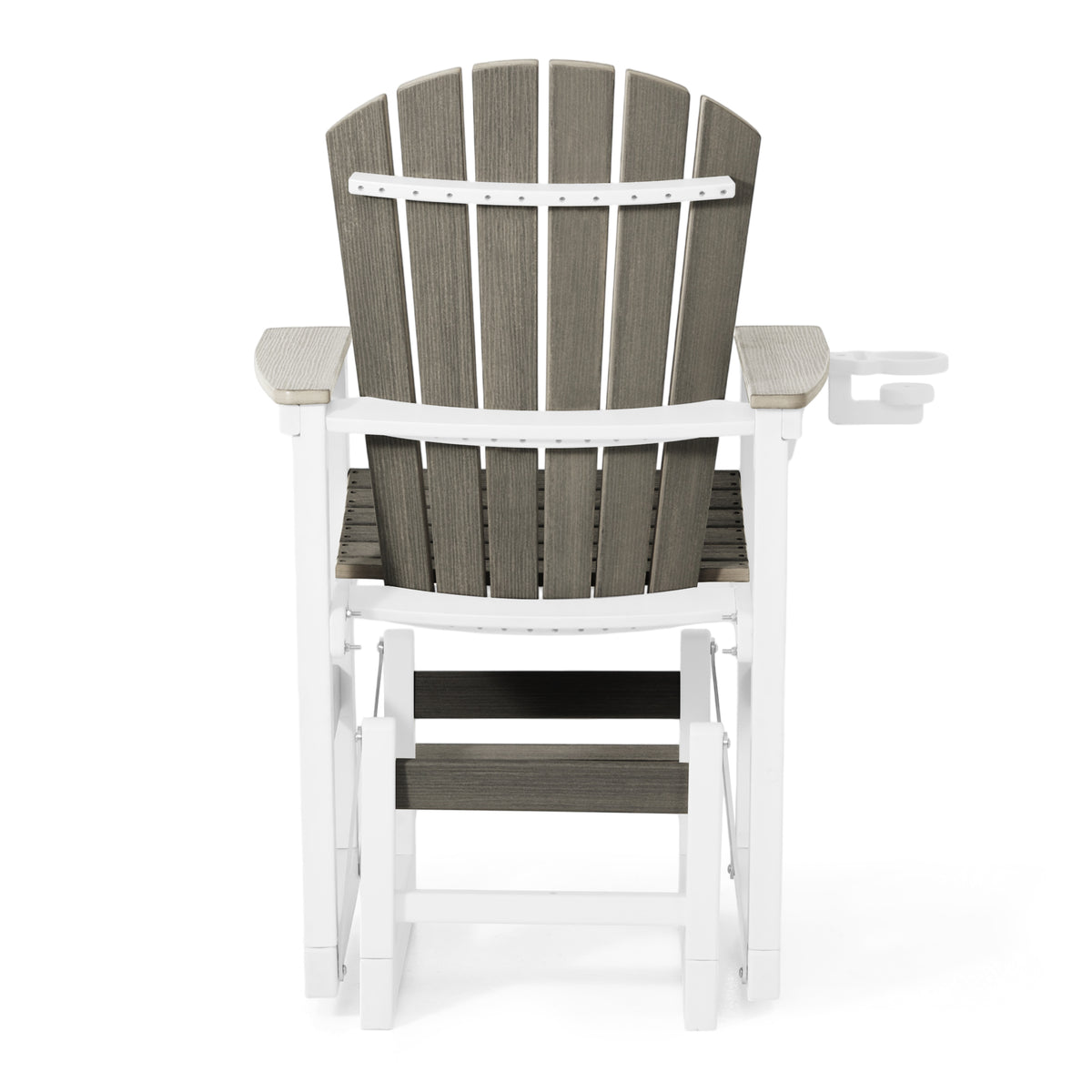 Adirondack Counter Glider With Cup Holder