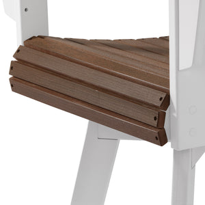 Heritage Ridge Adirondack Swivel Bar Chair With Cup Holder