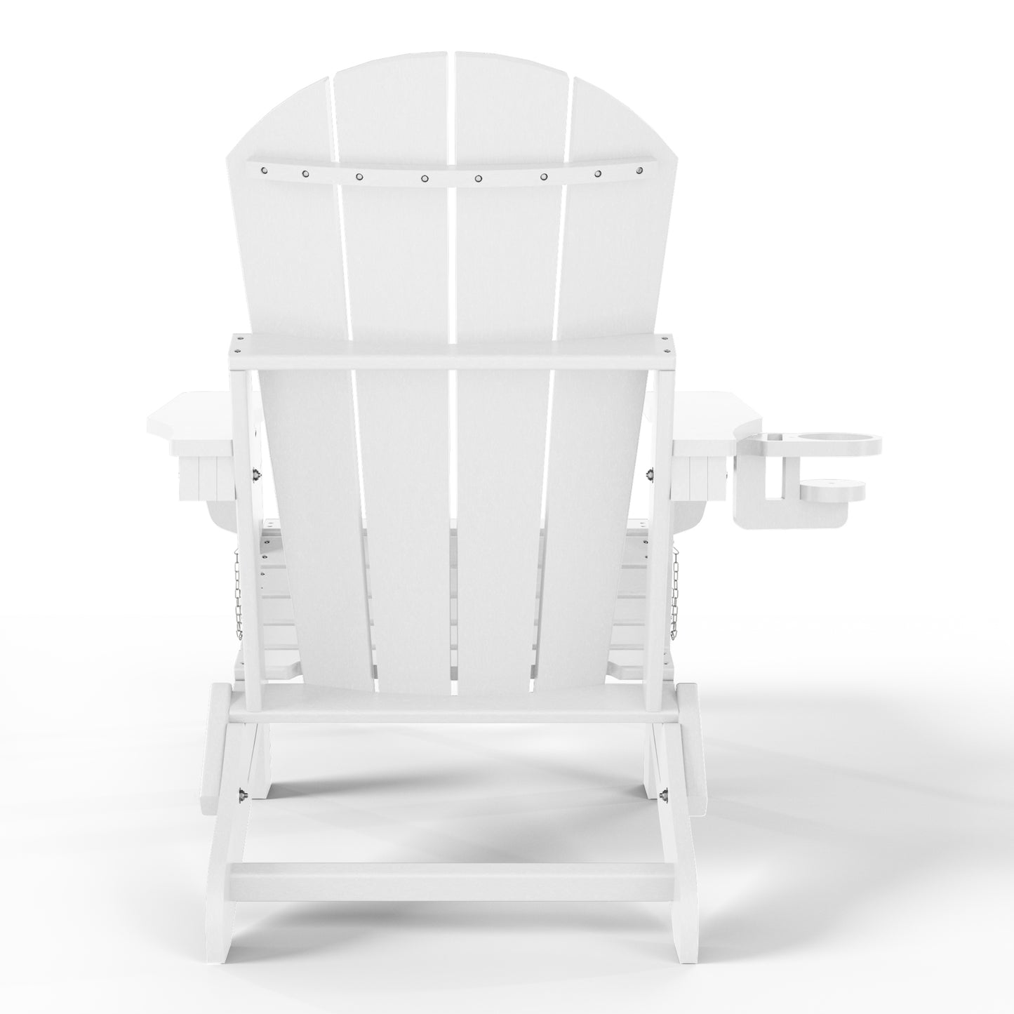Chatham Folding Adjustable Adirondack Chair with Cup Holder and Hideaway Ottoman