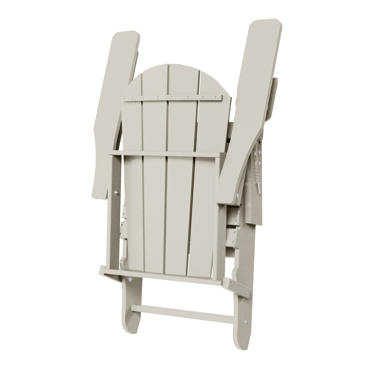 Chatham Folding Adjustable Adirondack Chair with Cup Holder and Hideaway Ottoman