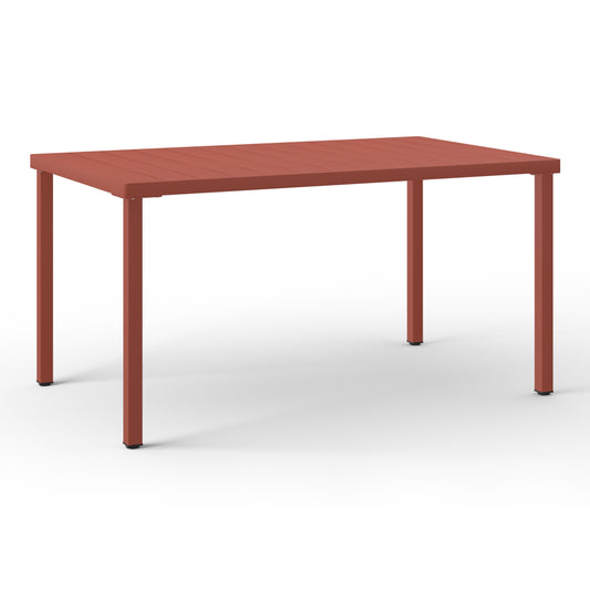 Polyform 59" x 35.4" Steel Rectangular Dining Table