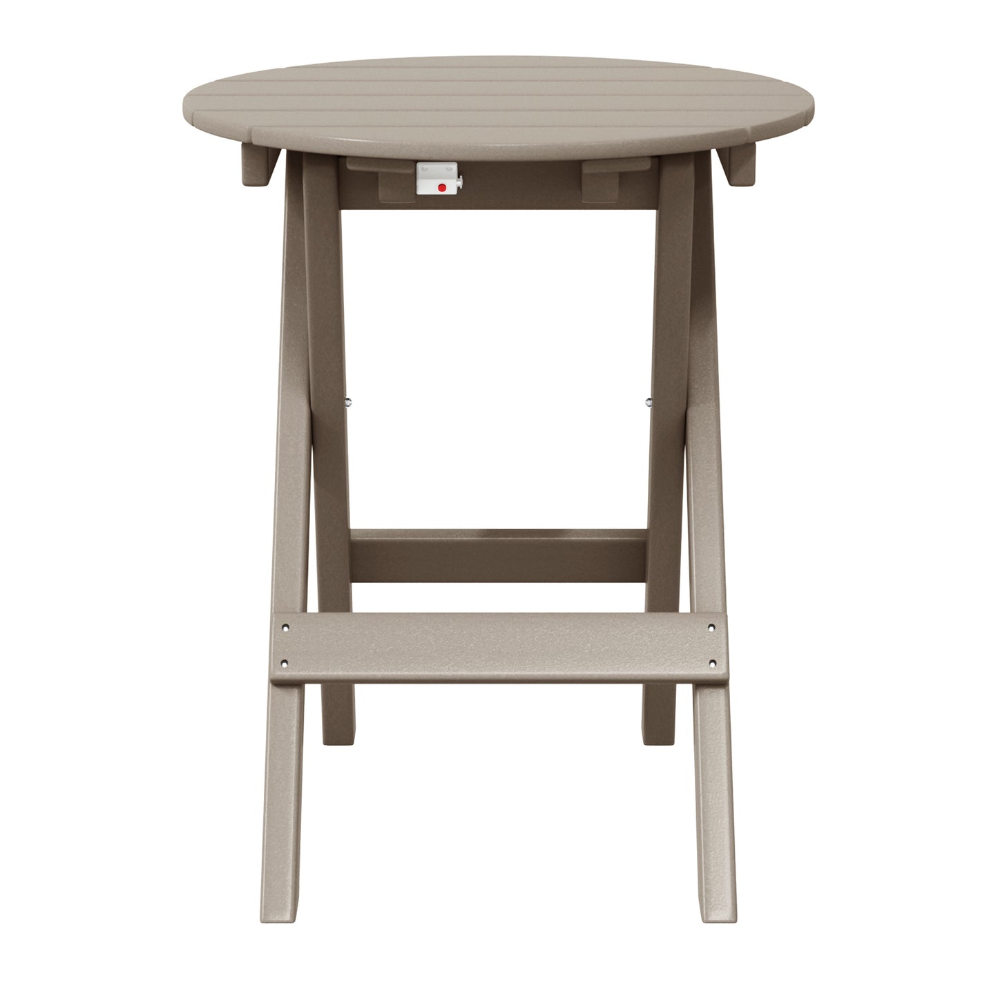 Tuscany All-Weather Outdoor Patio Round Folding Dining Table (24" Top)