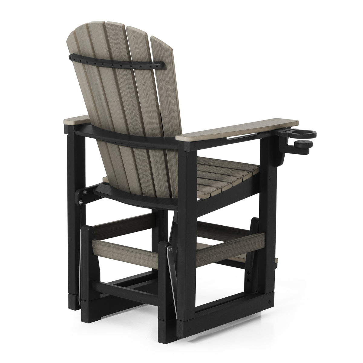 Adirondack Counter Glider With Cup Holder