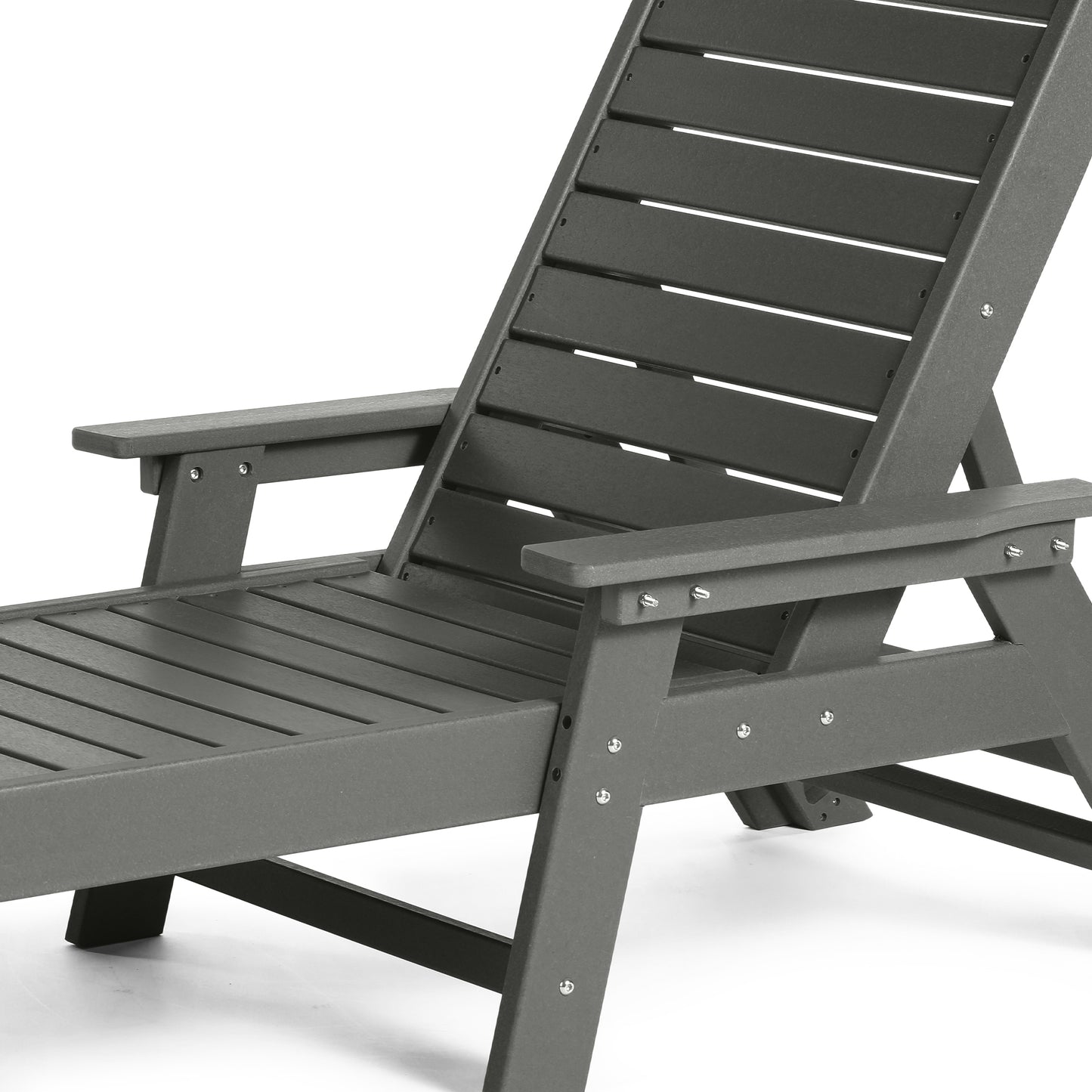 Santa Monica All-Weather Outdoor Reclining Sun Lounger with Arm Rests