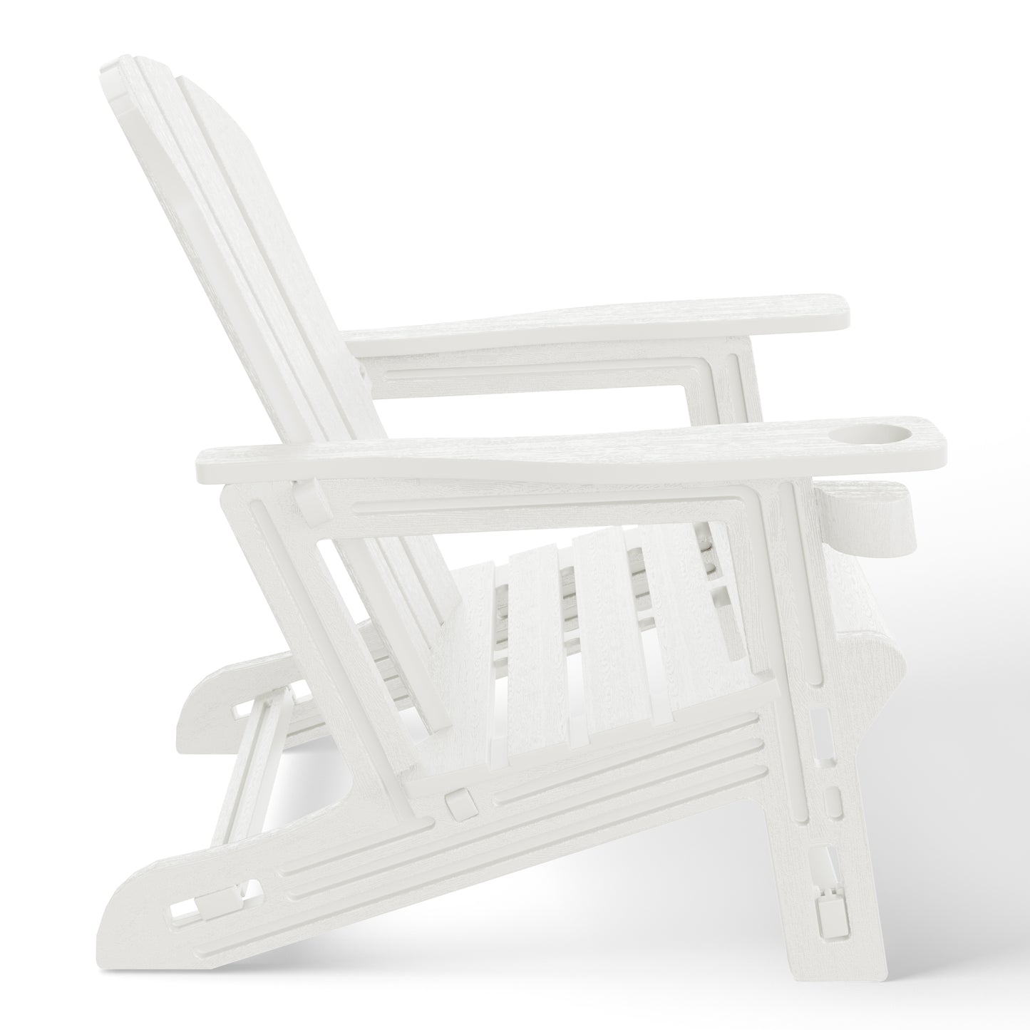 Snap'n Lock Adirondack Chair with Cupholder (No Tools or Hardware)