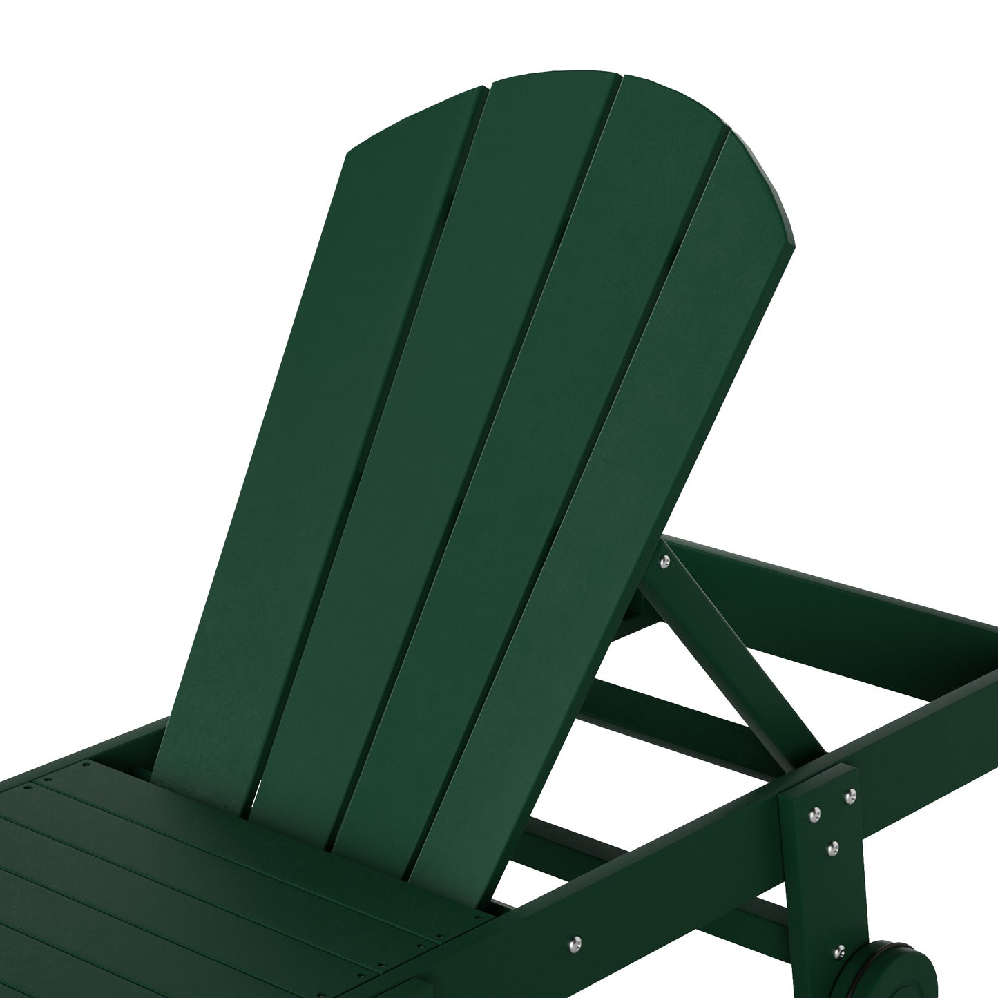 Chatham All-Weather Outdoor Adirondack Reclining Sun Lounger With Wheels