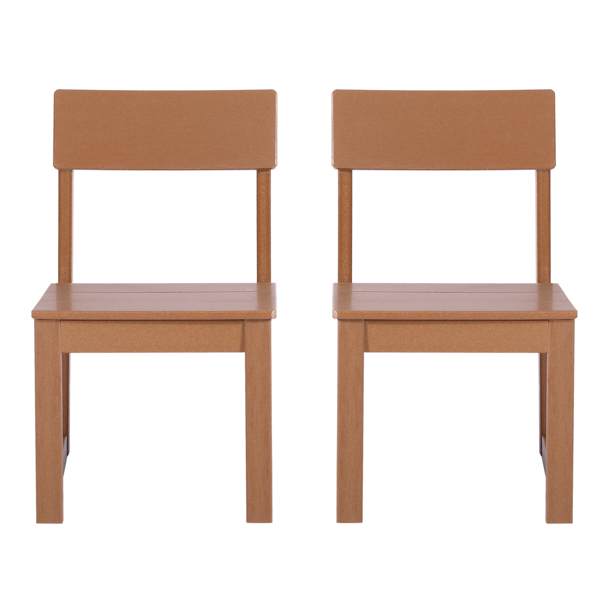 Palmetto Outdoor Dining Side Chair (Set of 2) With Cup Holder