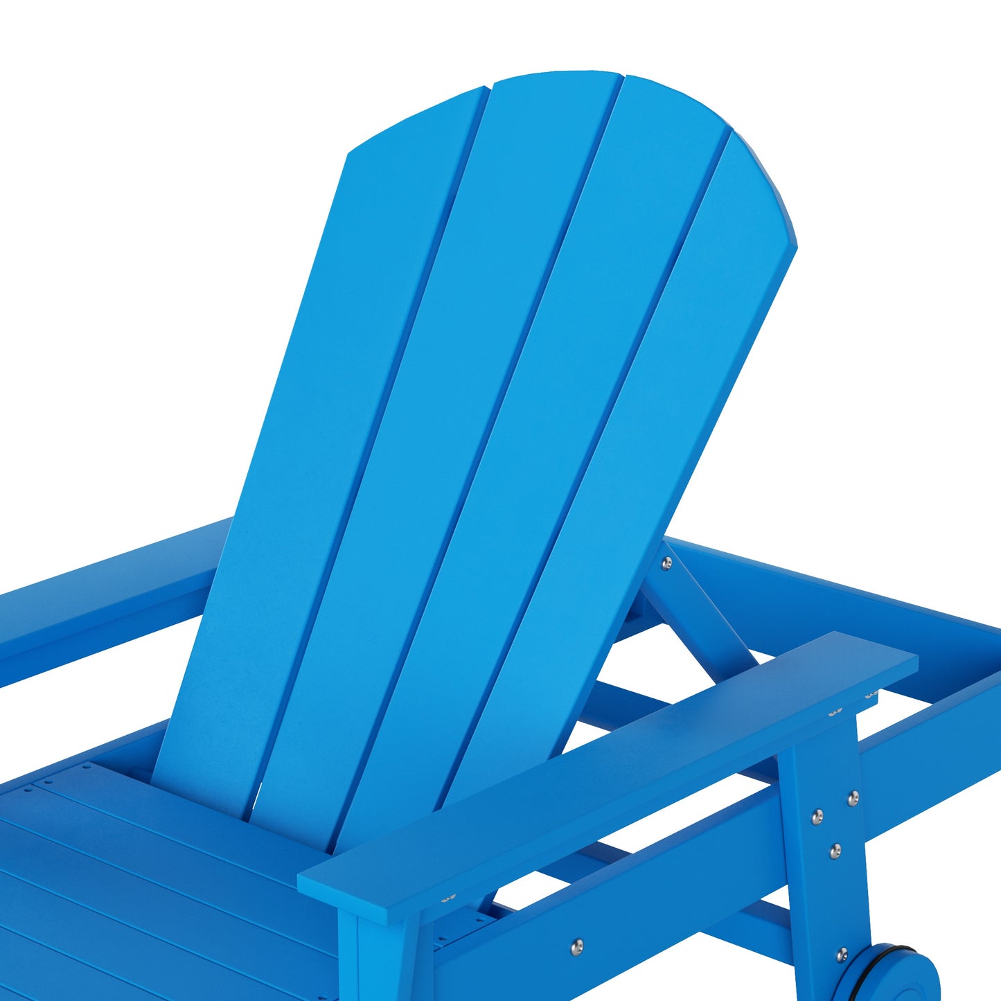 Chatham All-Weather Outdoor Adirondack Reclining Sun Lounger With Arms Rests & Wheels