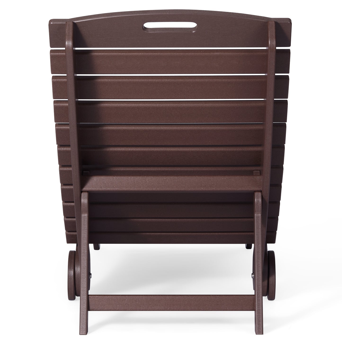 Key West Folding Pool Lounge Chair with Wheels