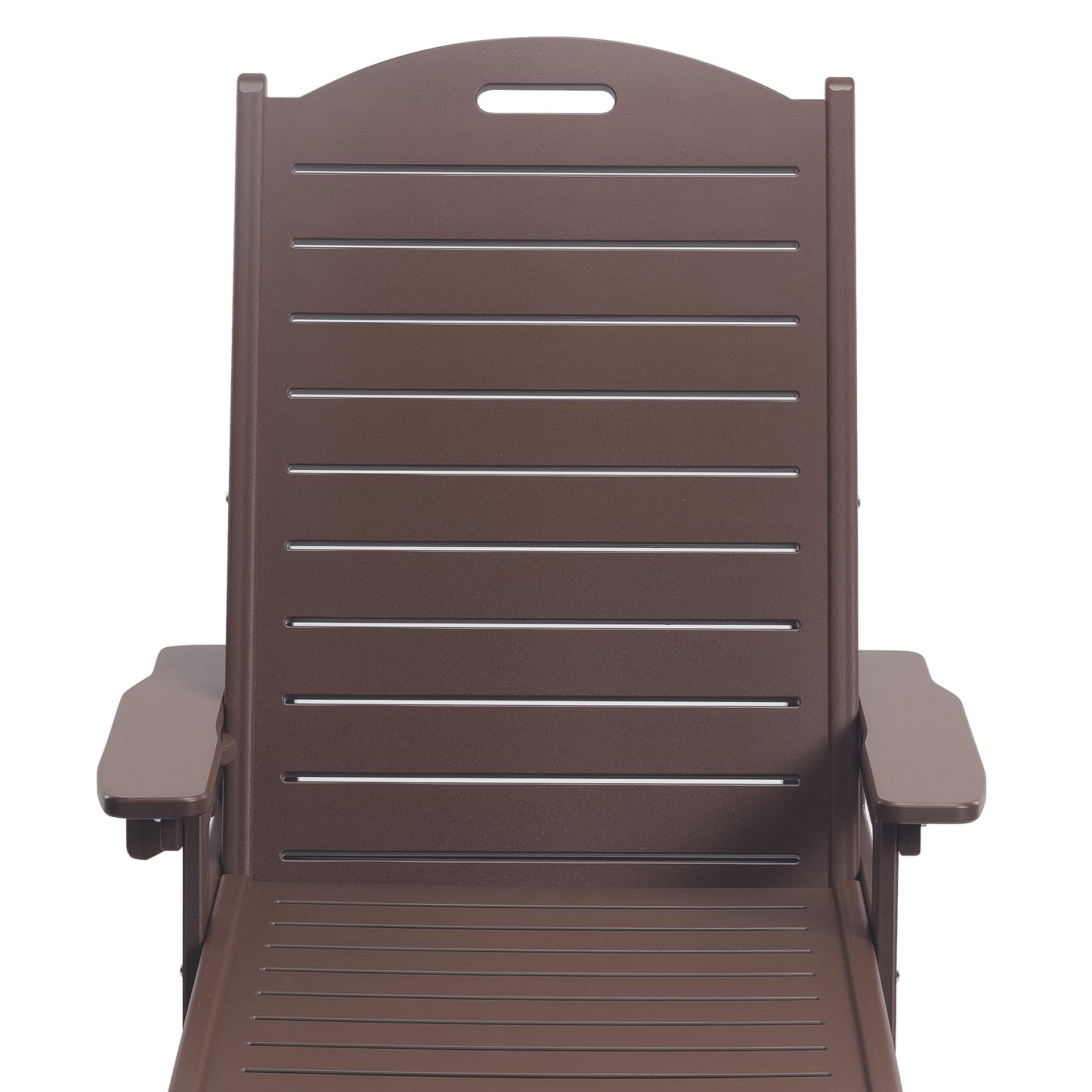 Santa Barbara Reclining Chaise Lounge with Cup Holder and Wheels