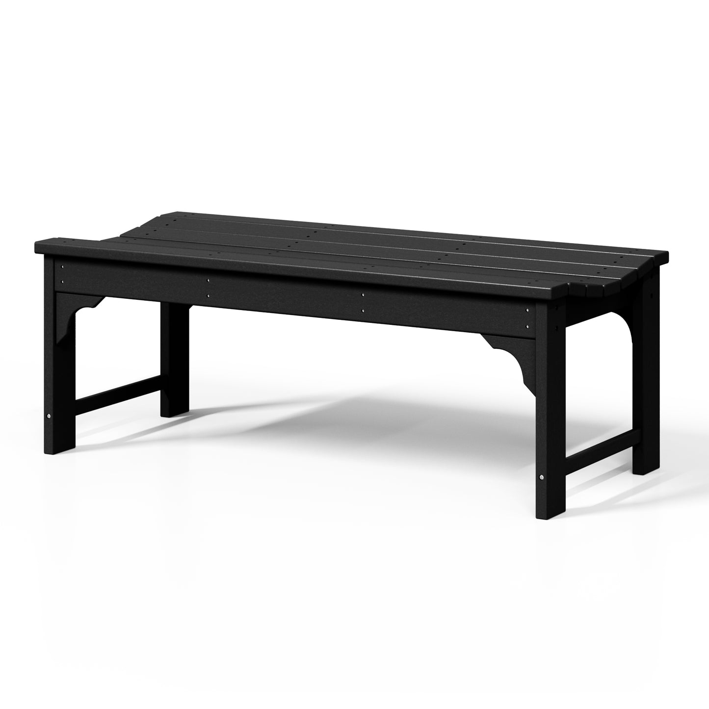 Concord All-Weather Outdoor Garden Backless Bench (46" Wide)