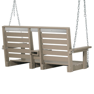 Charleston 54" Porch Swing with Folding Cup Holder