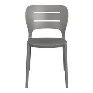Patio Stacking Dining Side Chair (Set of 2)