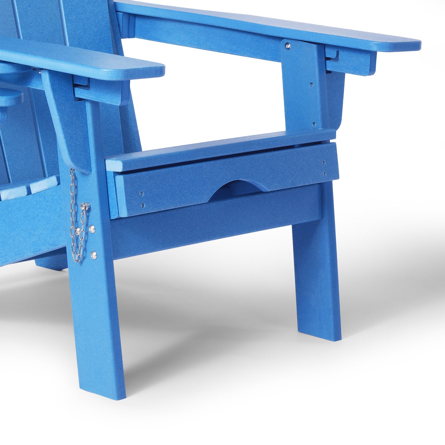 Chatham Folding Adjustable Adirondack Chair with Cup Holder and Hideaway Ottoman