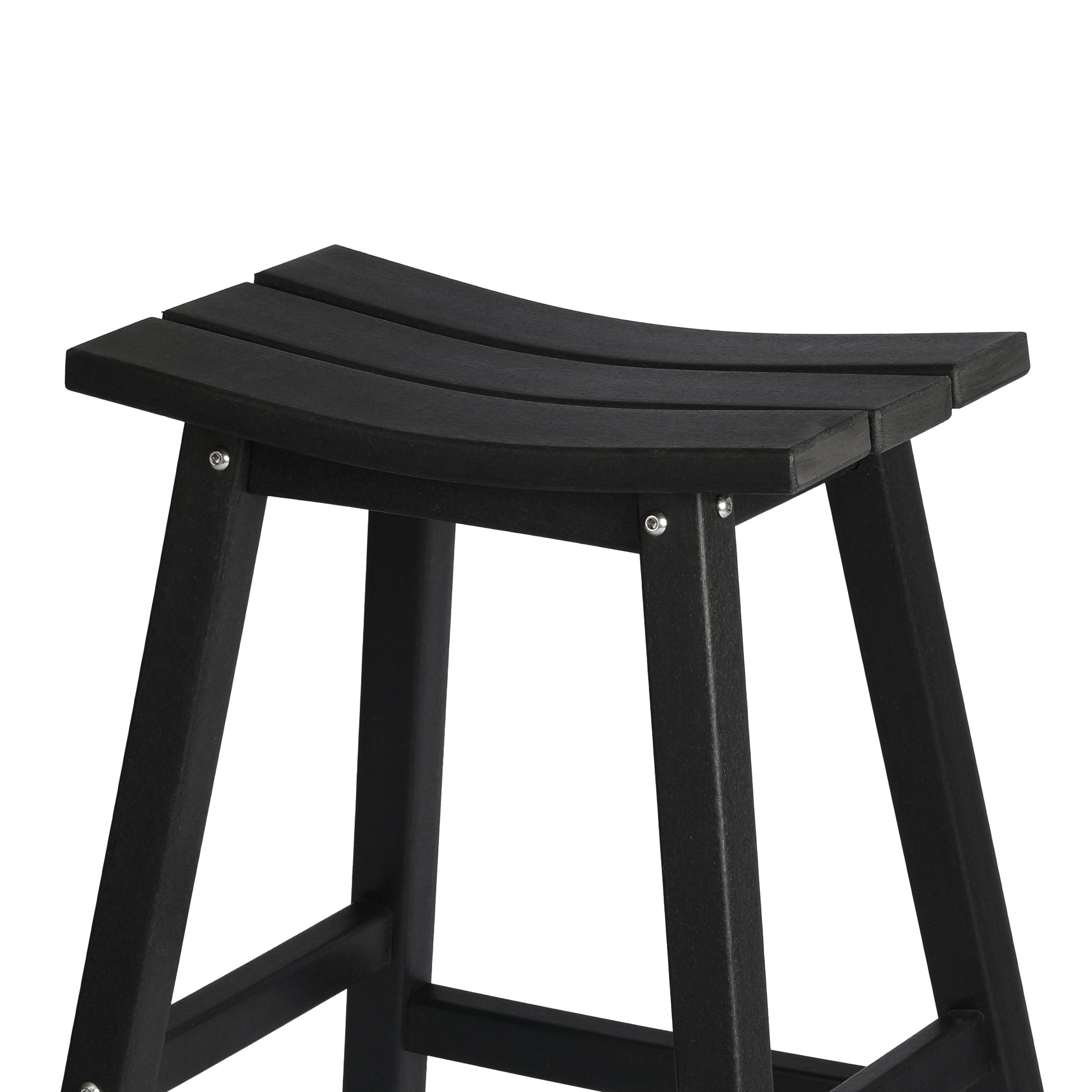 Stockholm All-Weather Outdoor Saddle Bar Stool (29" Height)