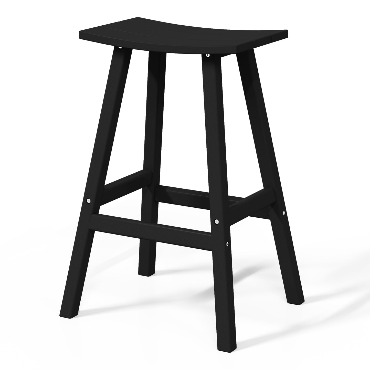 Stockholm All-Weather Outdoor Saddle Bar Stool (29" Height)