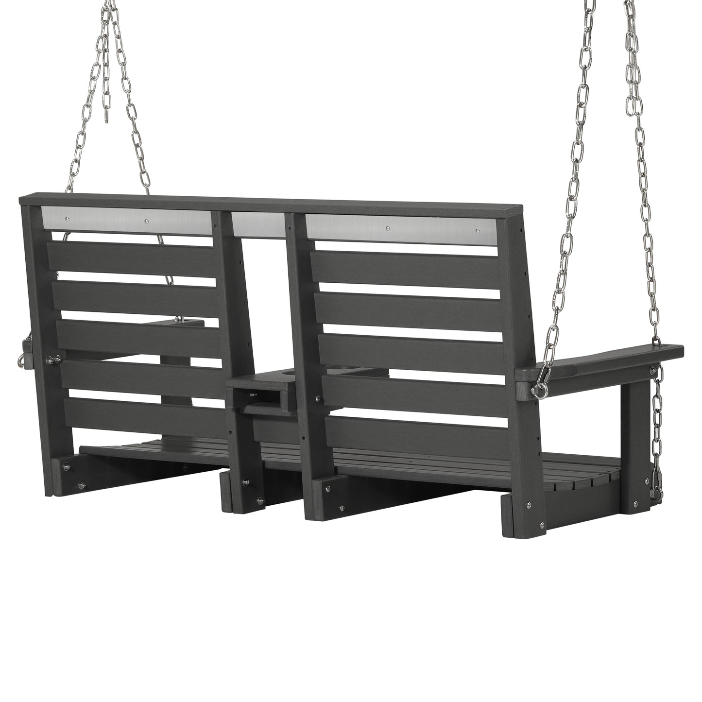 Charleston 54" Porch Swing with Folding Cup Holder
