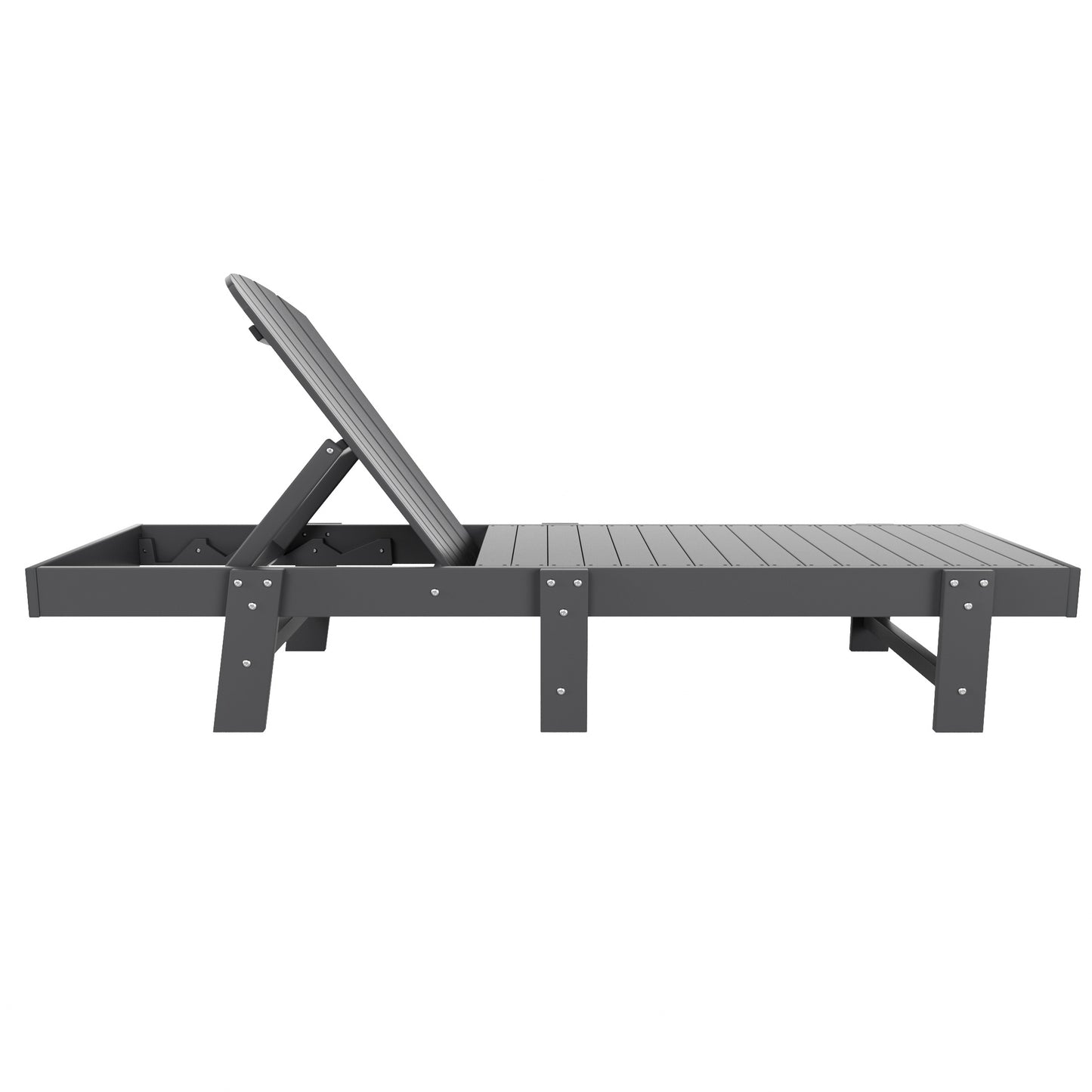 Westport Classic All-Weather Outdoor Adirondack Reclining Sun Lounger
