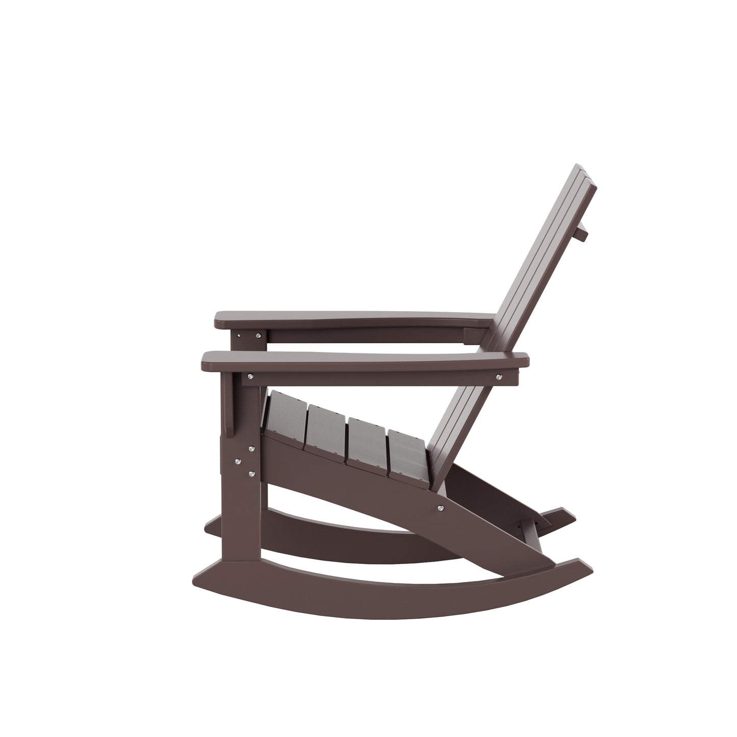 Malibu Modern All-Weather Outdoor Rocking Adirondack Chair