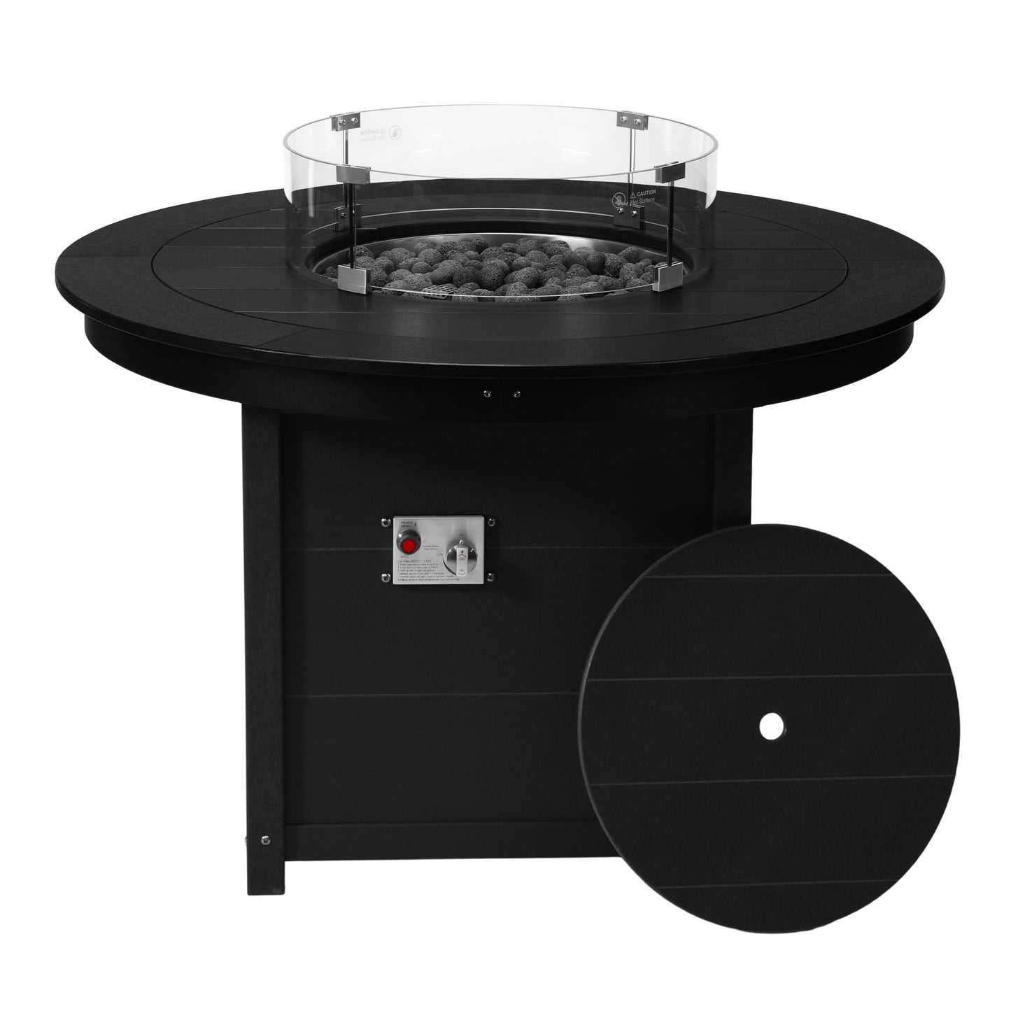 Sedona Round 47" Dining Fire Pit Table