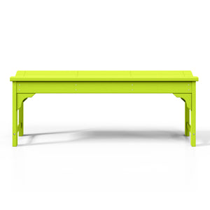 Concord All-Weather Outdoor Garden Backless Bench (46" Wide)