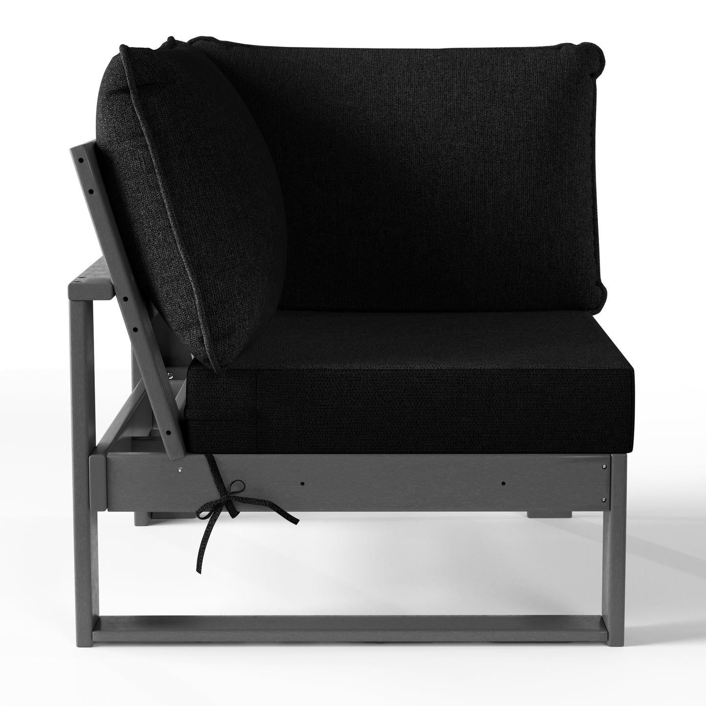 Signature All-Weather Outdoor Modular Patio Deep Seating Corner Chair (Corner Sectional Seat)