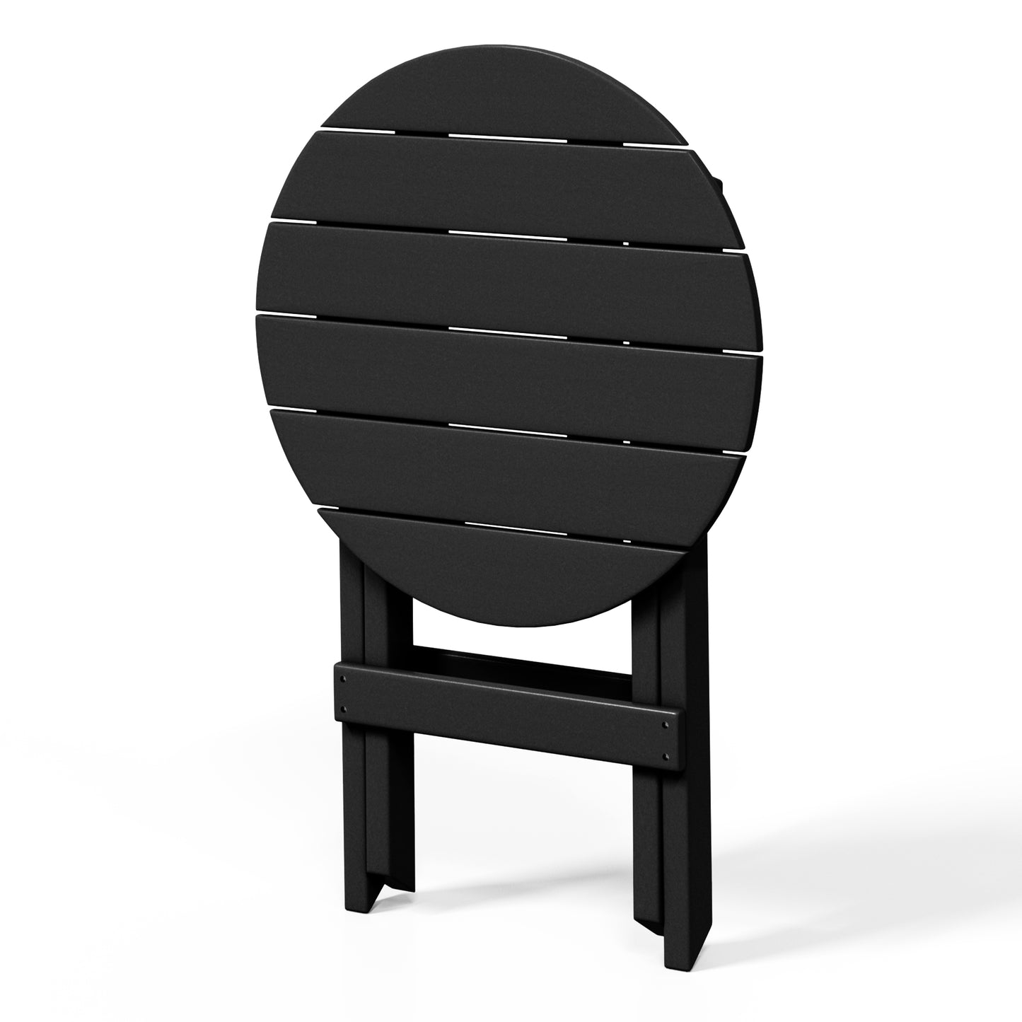 Tuscany All-Weather Outdoor Patio Round Folding Dining Table (24" Top)